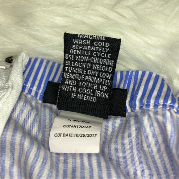 TORRID Blue & White Striped Lace Up Cami - Picture 12 of 13